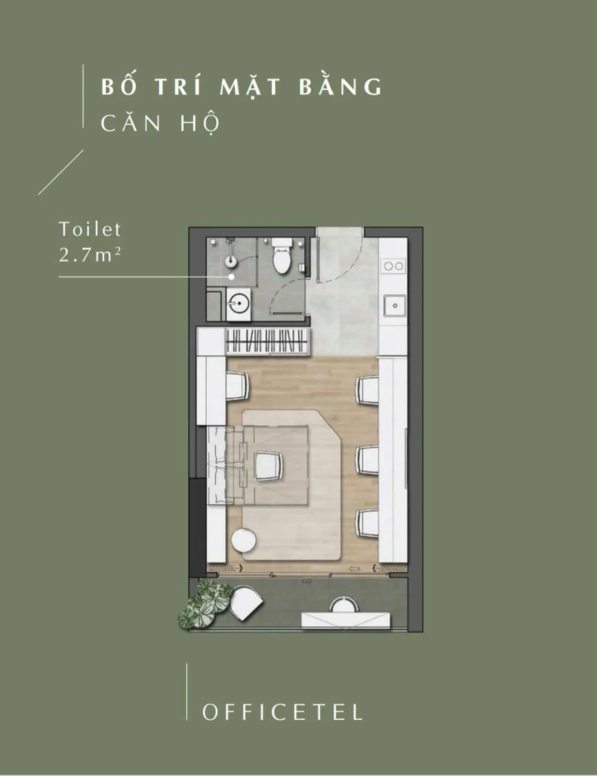 ANDERSON PARK BÌNH DƯƠNG 22 Thiết kế Căn hộ Officetel Anderson Park Bình Dương