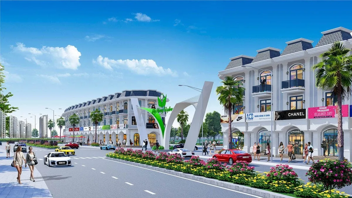 MỸ HƯNG SKYLINE CẦN GIUỘC LONG AN 2 Cổng chào Dự án Khu đô thị Mỹ Hưng Skyline Long An