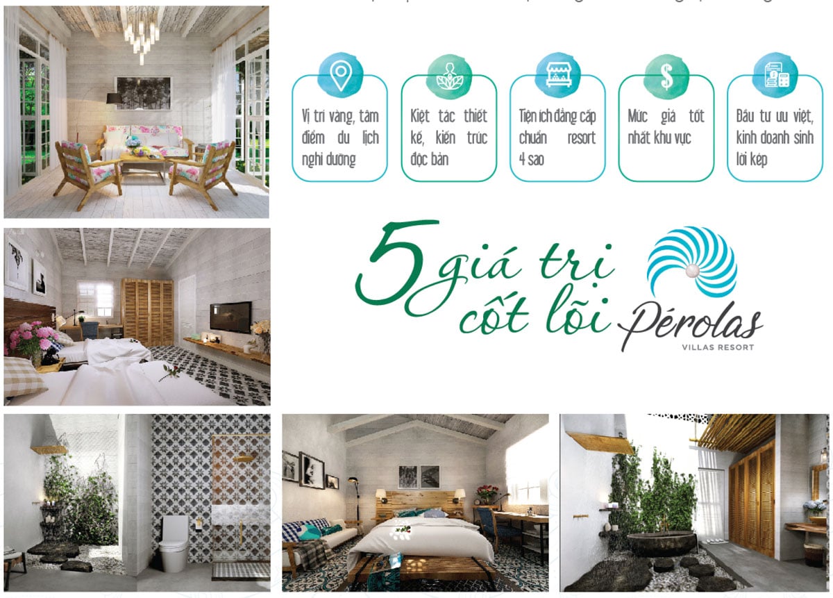 5 Giá Trị Dự án Biệt thự Perolas Villas Resort Bình Thuận