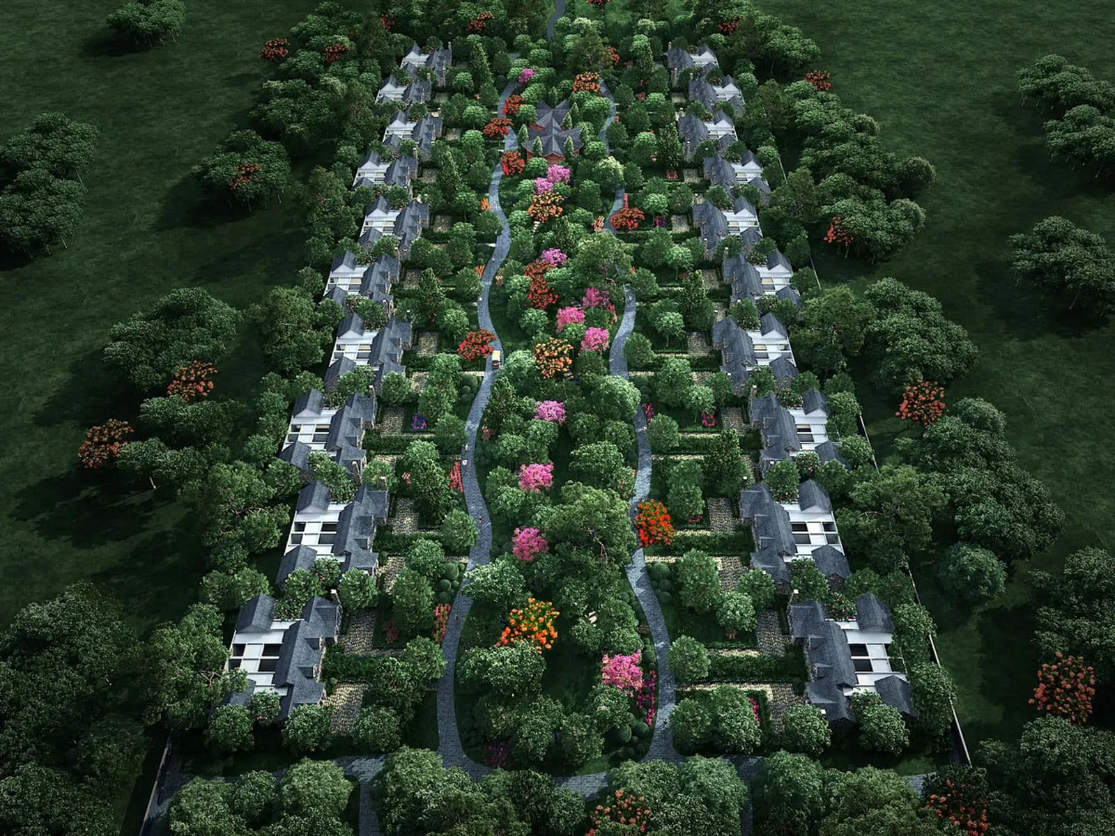 PÉROLAS VILLAS RESORT BÌNH THUẬN 17 Tổng thể Khu biệt thự Rừng Nhiệt Đới The Florest