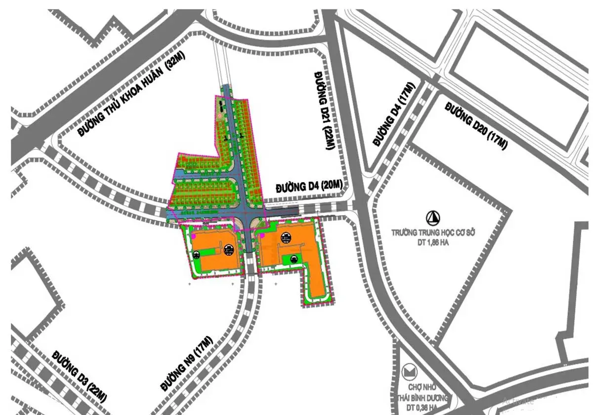 ALVA PLAZA BÌNH DƯƠNG 5 Vị trí Dự án căn hộ Alva Plaza nằm ngay giao lộ DT743 và DT743B