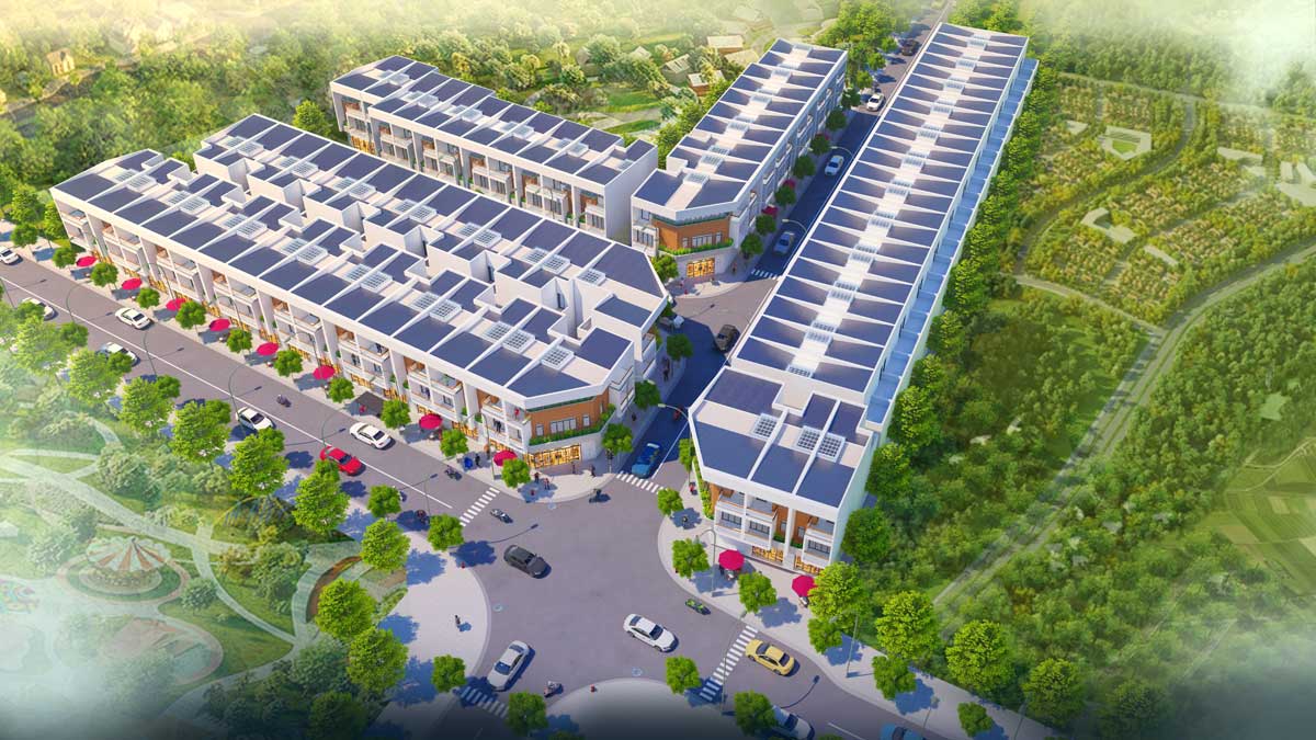 Phối cảnh Nhà phố Dự án Alva Plaza Bình Dương