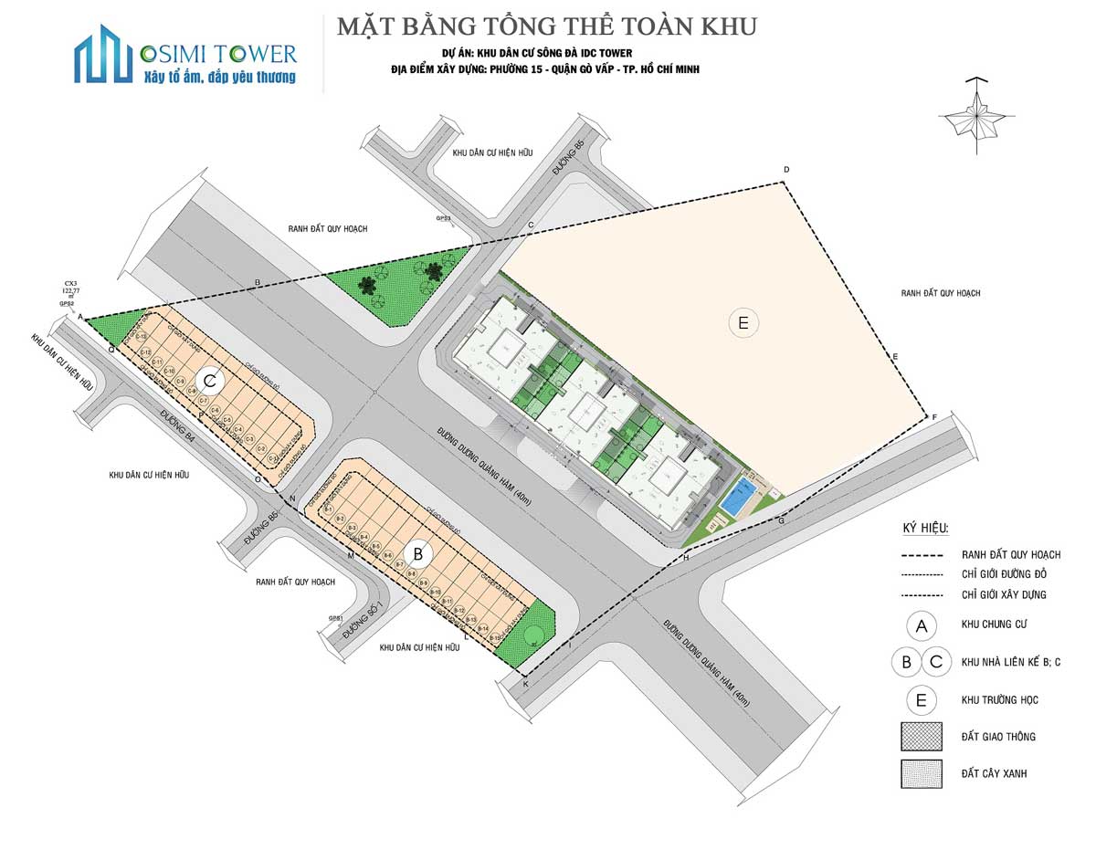 Mặt bằng Tổng thể Dự án Căn hộ Osimi Tower Gò Vấp