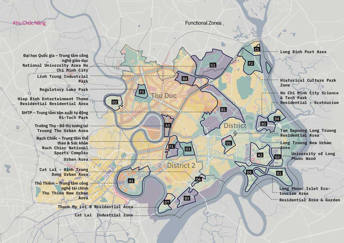 khu chuc nang thanh pho phia dong - DỰ ÁN KHU ĐÔ THỊ SÁNG TẠO PHÍA ĐÔNG TPHCM