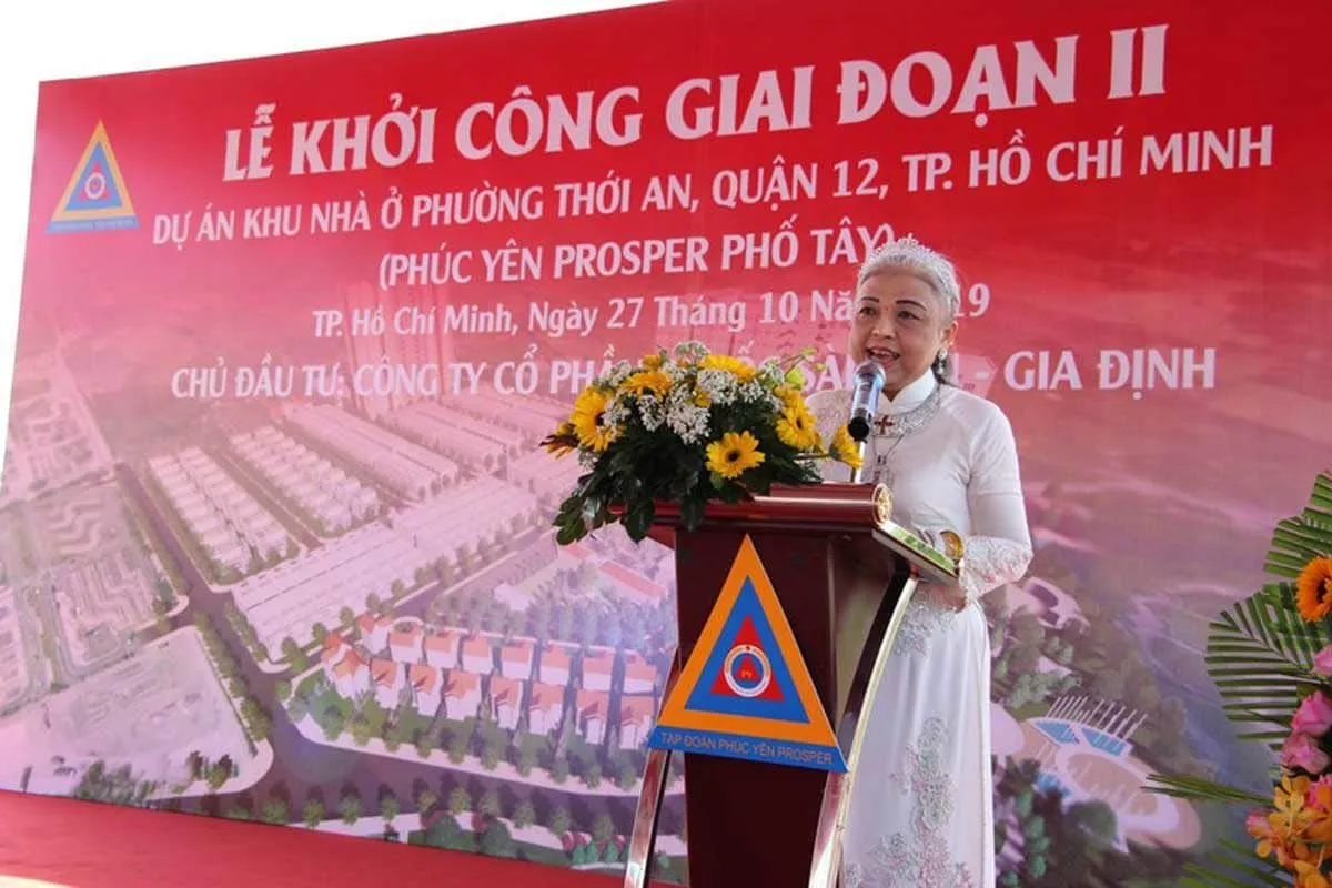 PHÚC YÊN PROSPER QUẬN 12 3 Châu Thị Mỹ Linh, Tổng giám đốc Công ty cổ phần Địa ốc Sài Gòn – Gia Định