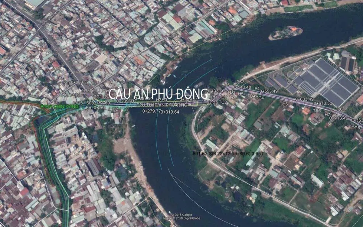 PHÚC YÊN PROSPER QUẬN 12 7 Vị trí thực tế Cầu An Phú Đông Quận 12
