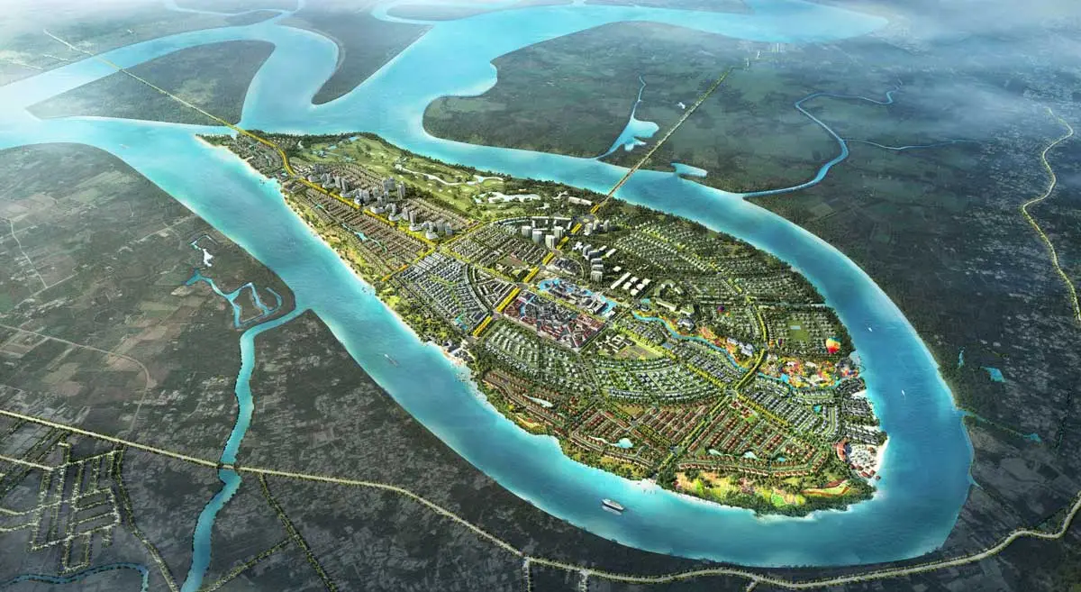 NAM LONG PARAGON ĐẠI PHƯỚC ĐỒNG NAI 5 Toàn cảnh Đảo Đại Phước đẹp như tranh tại Nhơn Trạch Đồng Nai