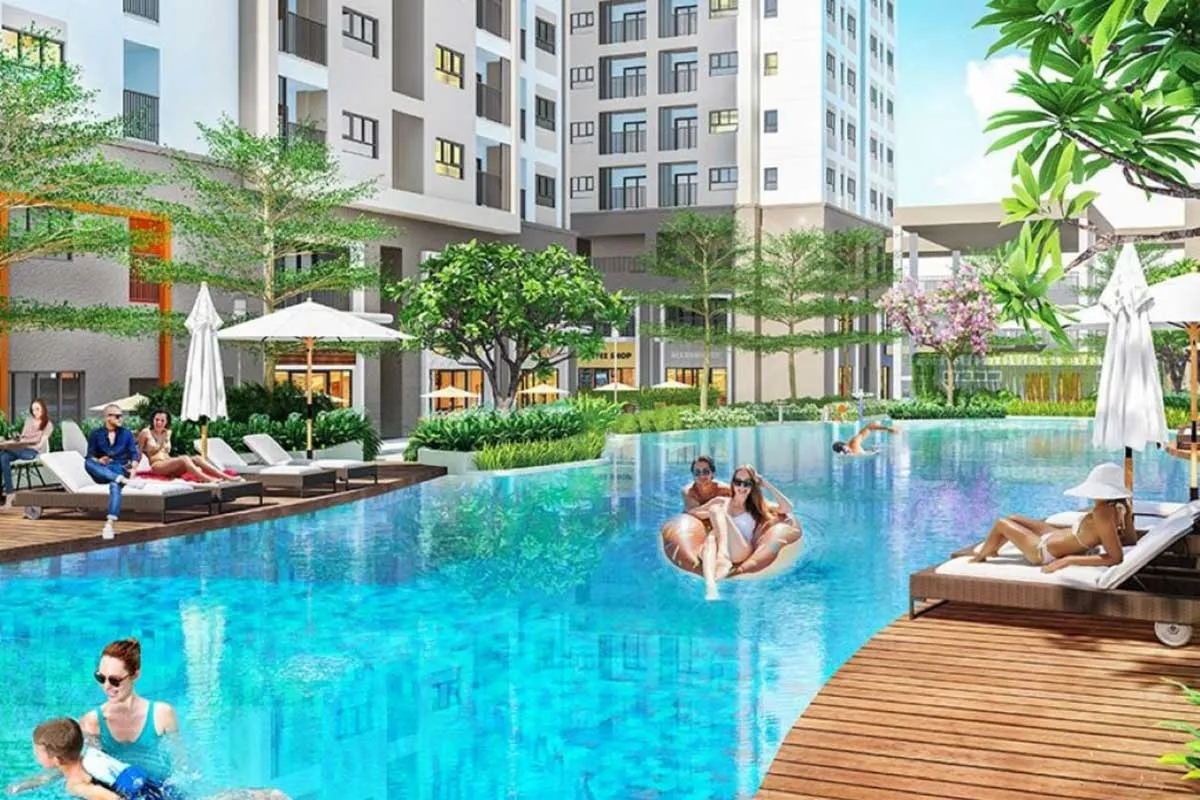 Diamond Tower Dĩ An Bình Dương 4 Hồ bơi Căn hộ Chung cư Diamond Tower Dĩ An Bình Dương