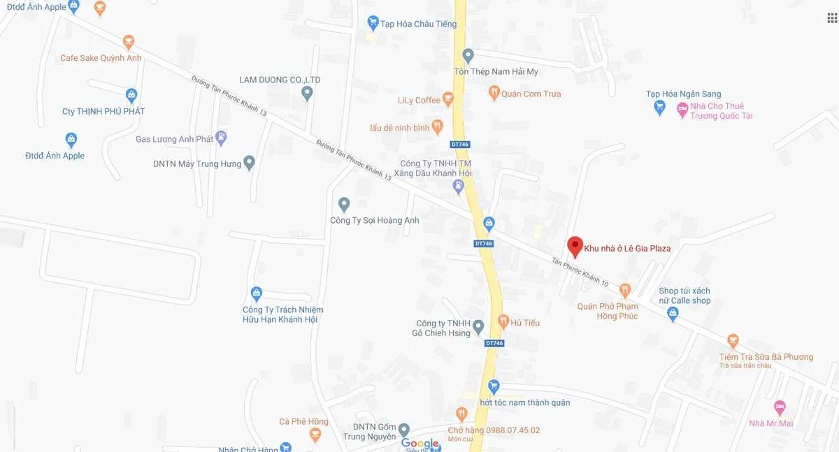 LÊ GIA PLAZA BÌNH DƯƠNG 3 Vị trí Dự án Lê Gia Plaza Bình Dương