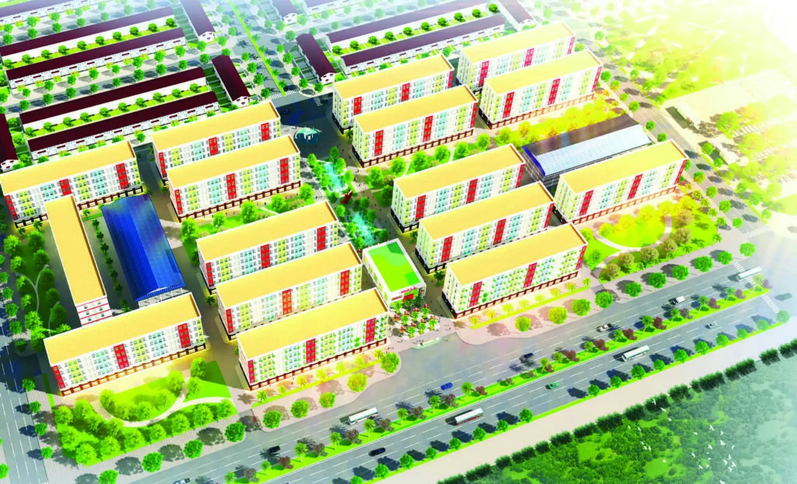 DTA CITY 5 Khu căn hộ Happy Home tại DTA