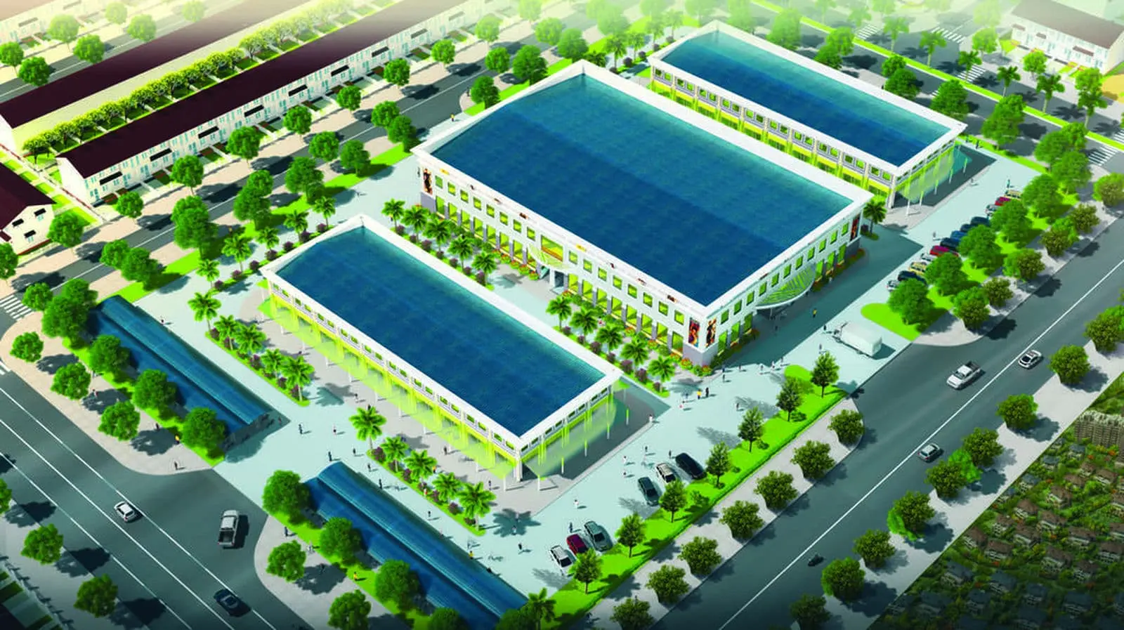 DTA CITY 4 Phối cảnh Chợ truyền thống tại DTA City