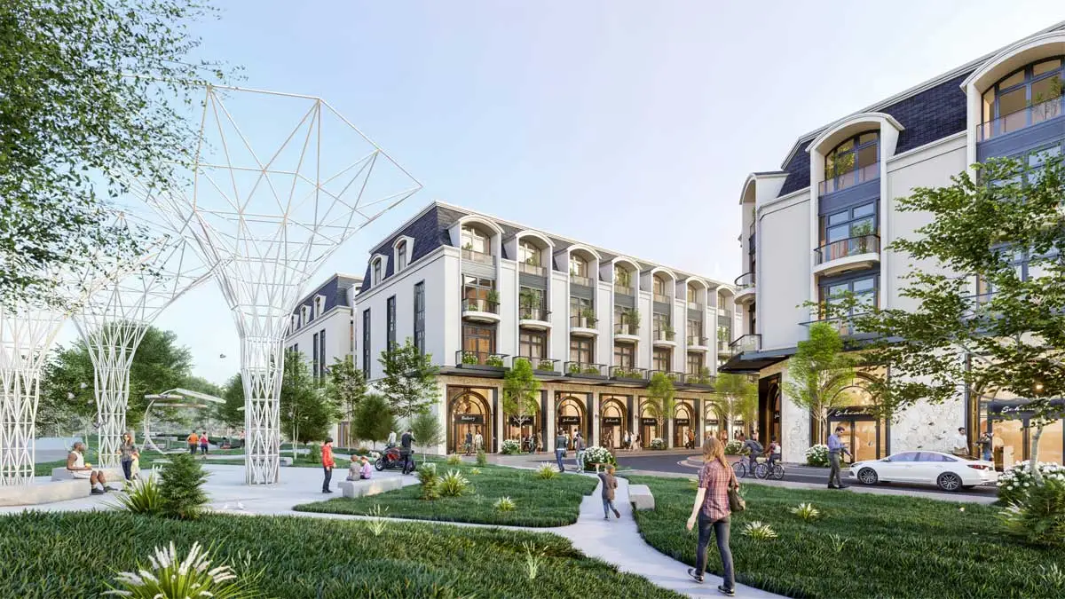 DIAMOND CENTRAL BIÊN HÒA ĐỒNG NAI 16 Phối cảnh Nhà phố Diamond Central Biên Hòa Đồng Nai