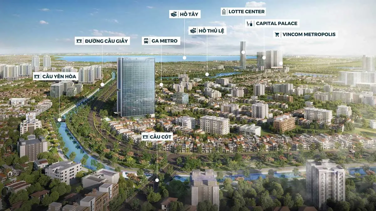 Lancaster Luminaire 4 Tiện ích Lancaster Luminaire Đường Láng Hà Nội