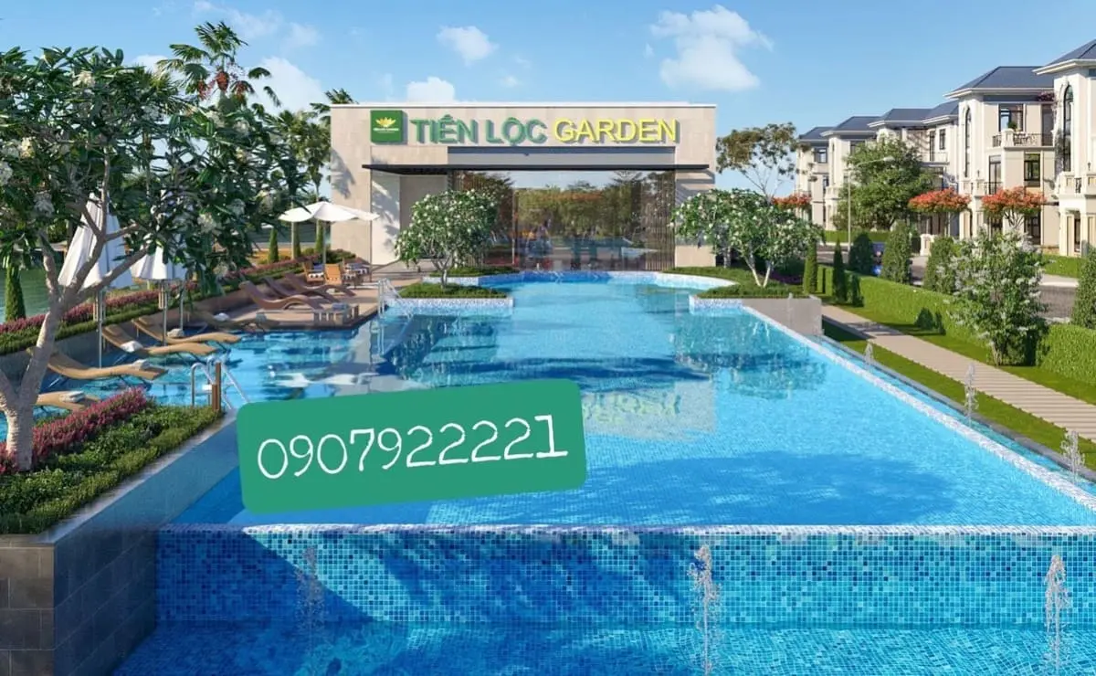 SHOPHOUSE VÀ BIỆT THỰ VALERICH 6 Tiện ích Hồ bơi tại Phân khu Valerich Tiến Lộc Garden