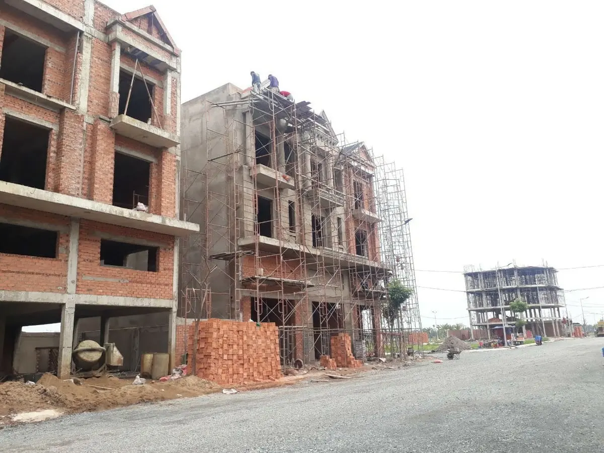 SHOPHOUSE VÀ BIỆT THỰ VALERICH 10 Tiến độ xây dựng Shophouse Valerich Nhơn Trạch