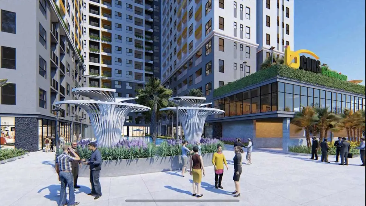 BCONS GREEN VIEW DĨ AN 3 Cổng Dự án Căn hộ Bcons Green View Dĩ An Bình Dương