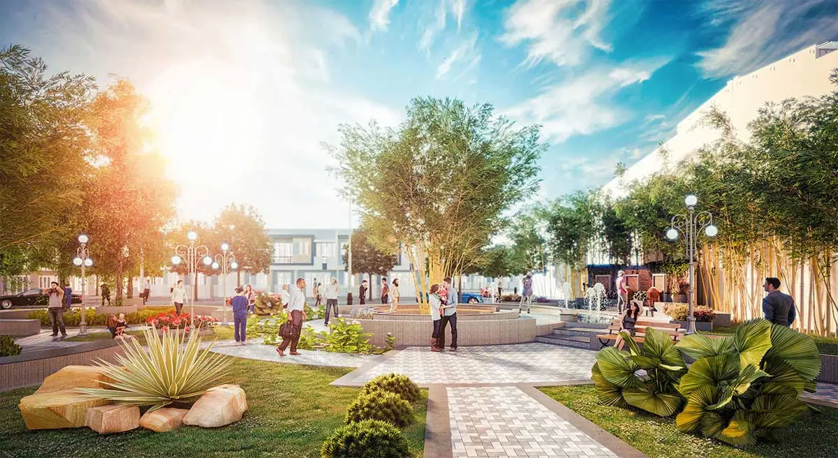 HAMILTON GARDEN LONG AN 6 Tiện ích Công viên trung tâm Dự án Hamilton Garden Đức Hòa Long An
