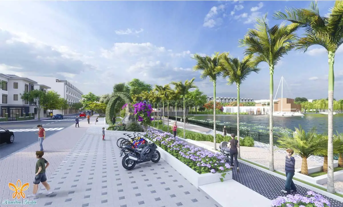 HAMILTON GARDEN LONG AN 8 Quảng trường Công viên ven Hồ Salem