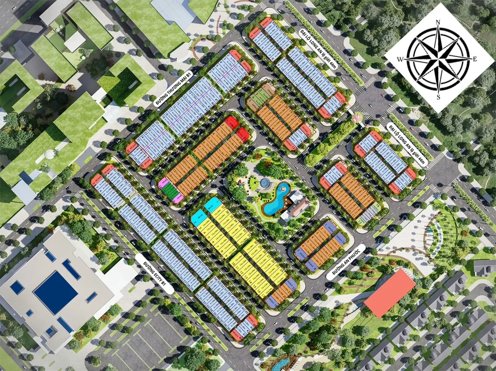 PHỐ THƯƠNG MẠI AN KHANG RESIDENCE 6 Mặt bằng Phố thương mại An Khang Residence