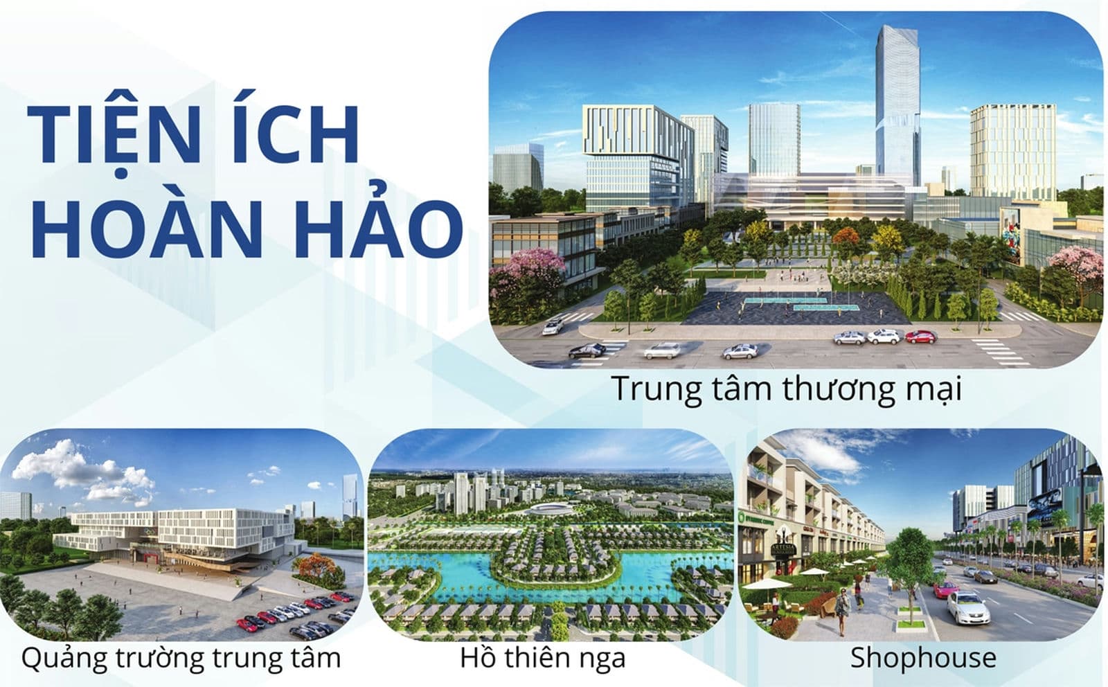 Hệ thống tiện ích nội khu Phố thương mại An Khang Residence