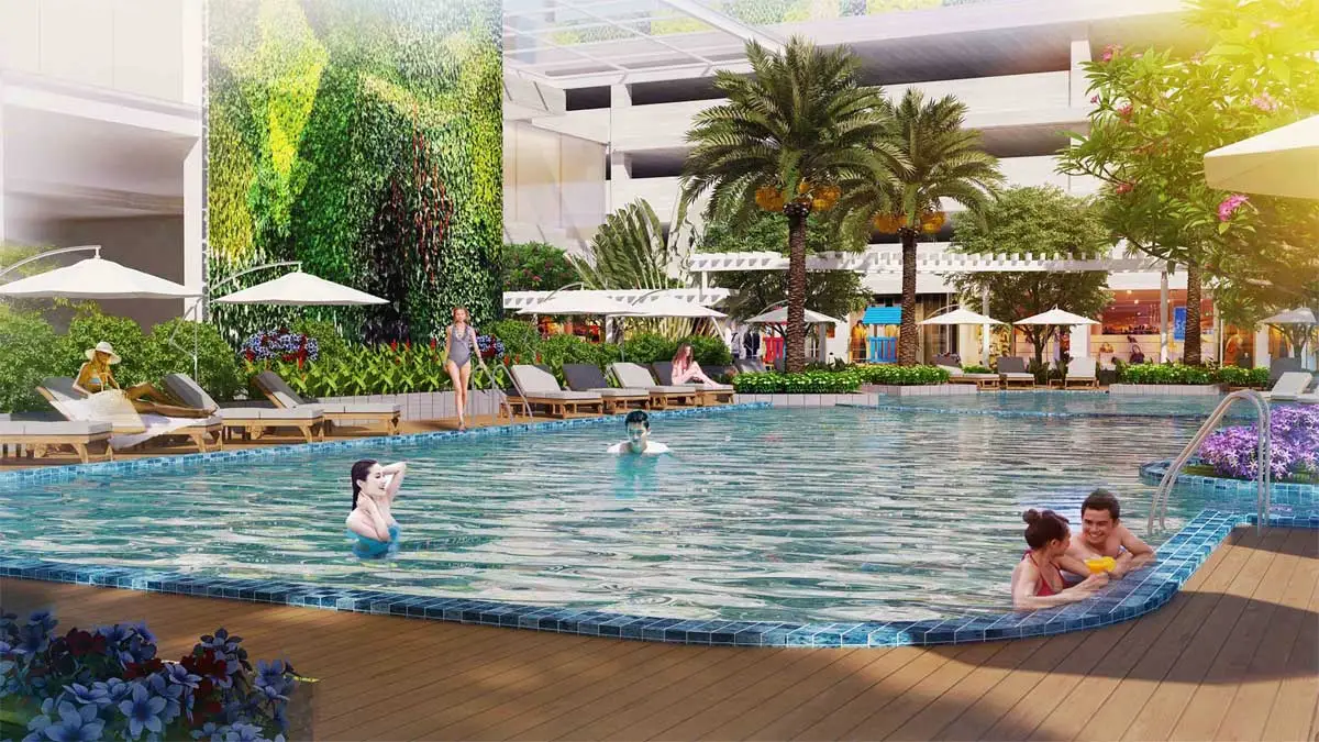 CHARMINGTON IRIS 8 Hồ bơi Dự án Căn hộ Charmington Iris Quận 4