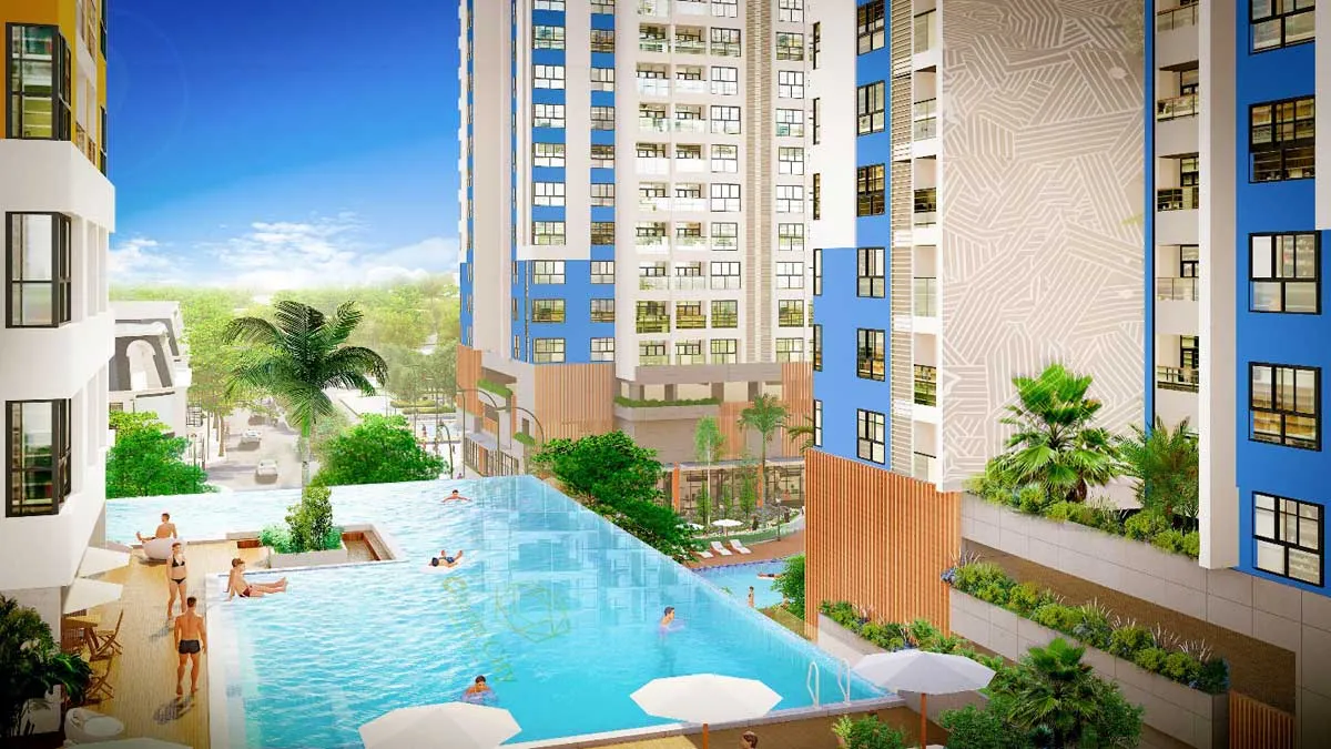 CHARM CITY TÂN UYÊN 5 Hồ bơi Dự án Charm City Tân Uyên Bình Dương