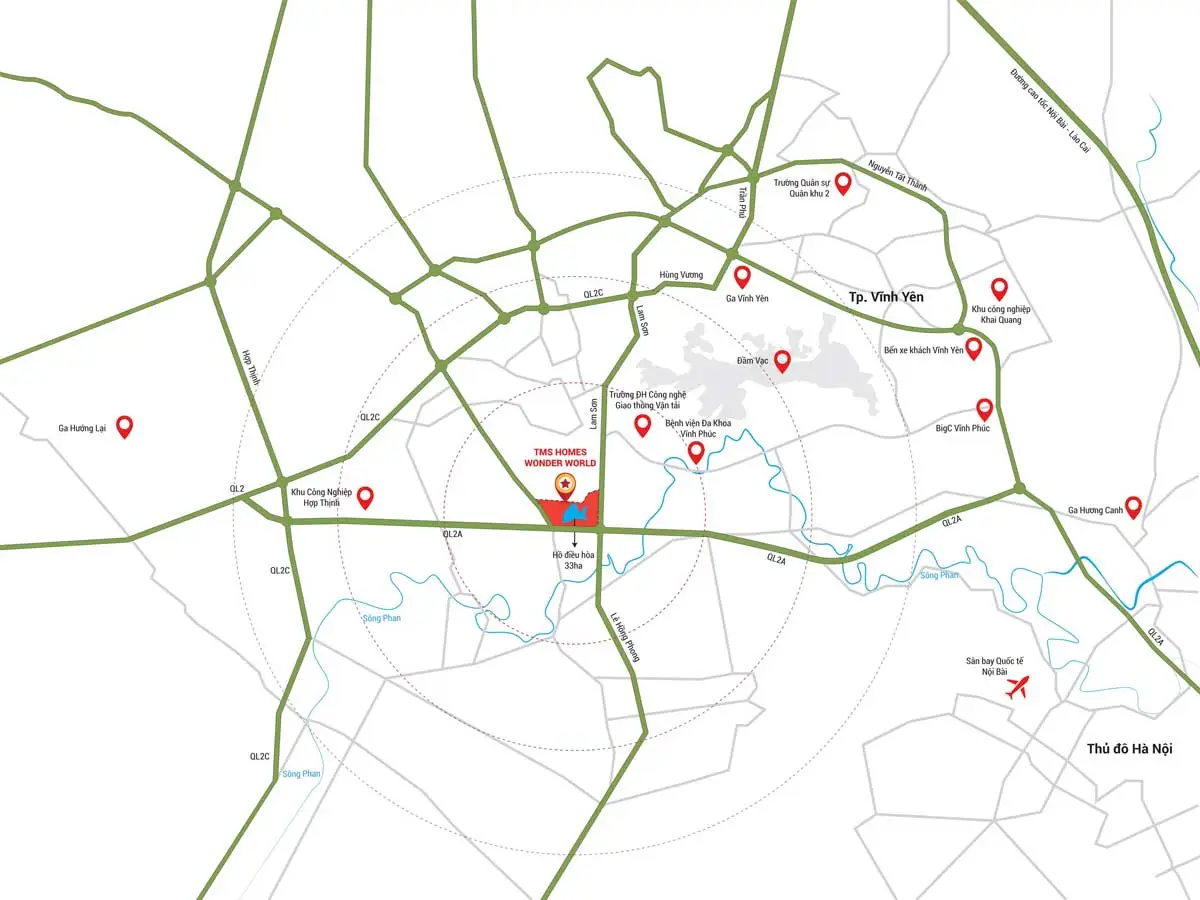 TMS HOMES WONDER WORLD 3 Vị trí Dự án TMS Homes Wonder World