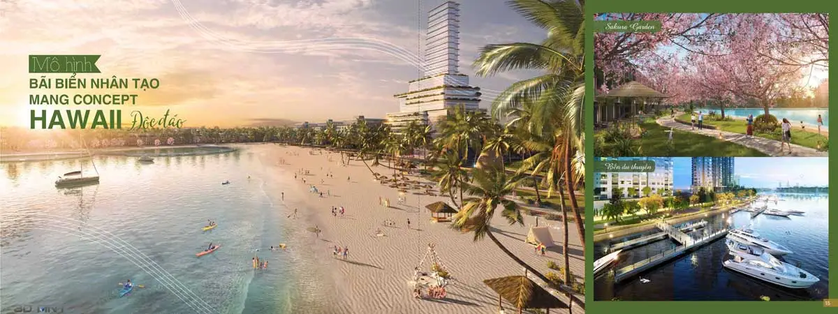 TMS HOMES WONDER WORLD 6 Biển nhân tạo Hawaii tại TMS Homes Wonder World