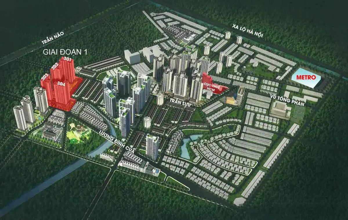 LAIMIAN CITY QUẬN 2 6 Giai đoạn 1 Mở bán Phân Khu 3 Dự án Laimian City Lương Định Của Quận 2