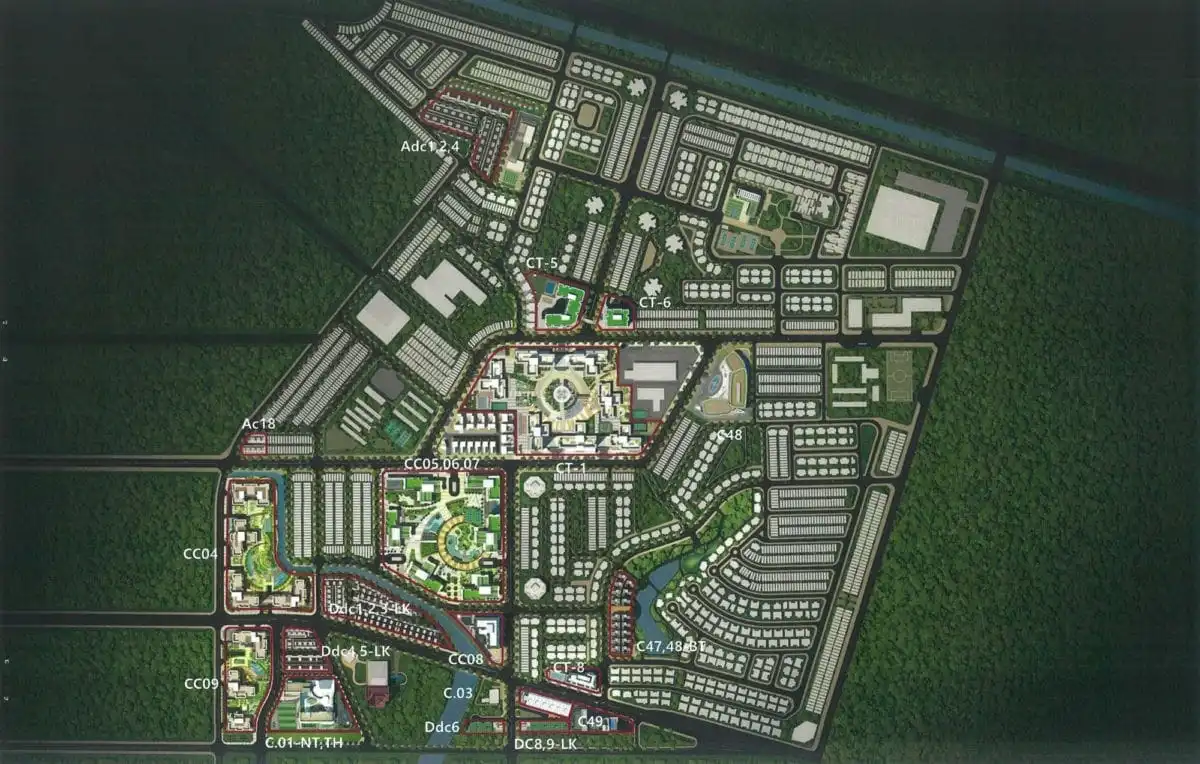 LAIMIAN CITY QUẬN 2 5 Mặt bằng Tổng thể Dự án Laimian City Lương Định Của Quận 2