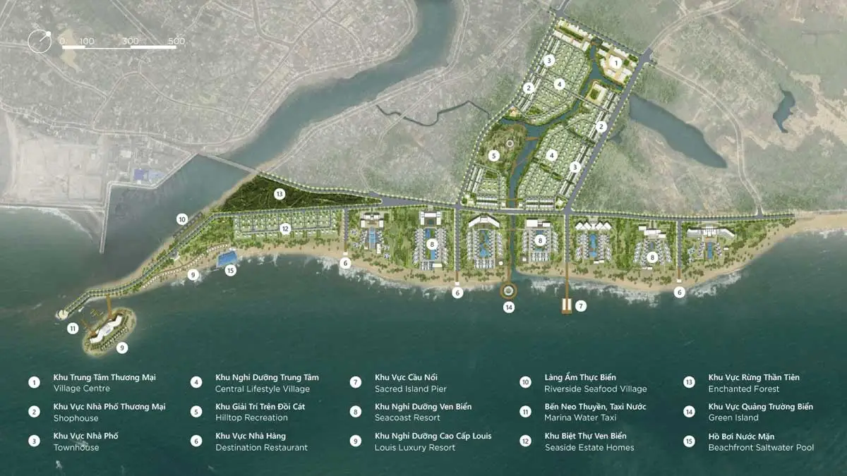 LOUIS SEAVIEW 6 Mặt bằng Tổng thể Dự án Louis Sea View Bình Thuận