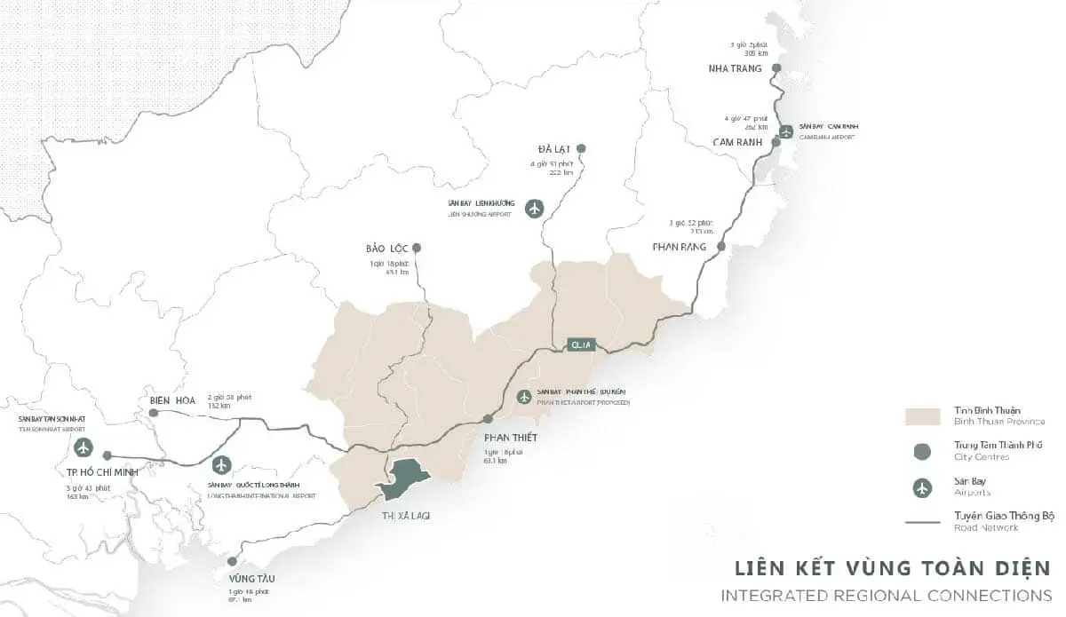 LOUIS SEAVIEW 5 Tiện ích liên kết vùng Dự án Louis Sea View Bình Thuận