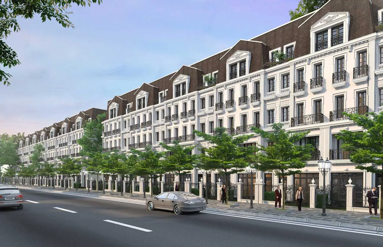 Sun Grand Boulevard 12 Phối cảnh Shophouse Sun Grand Boulevard