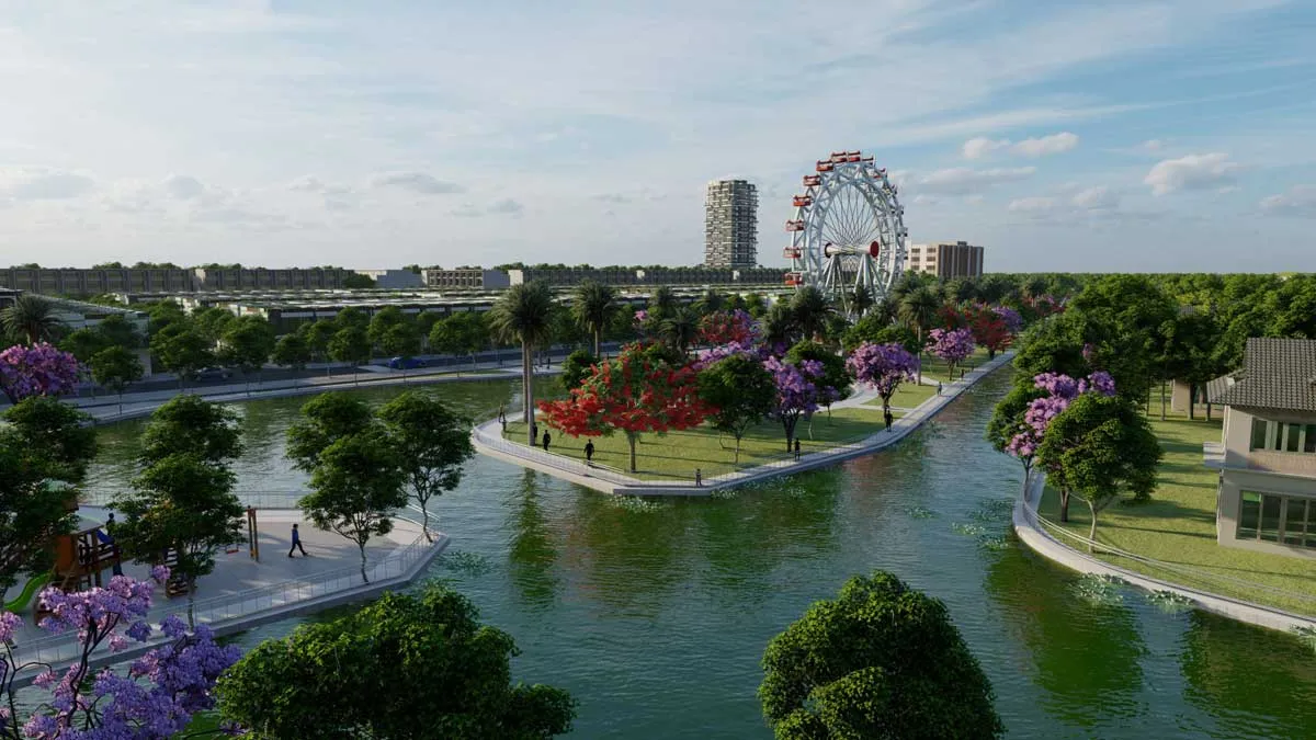 Goldland Cồn Khương 6 Tiện ích Hồ điều hòa Dự án Khu đô thị Goldland Cồn Khương Cần Thơ