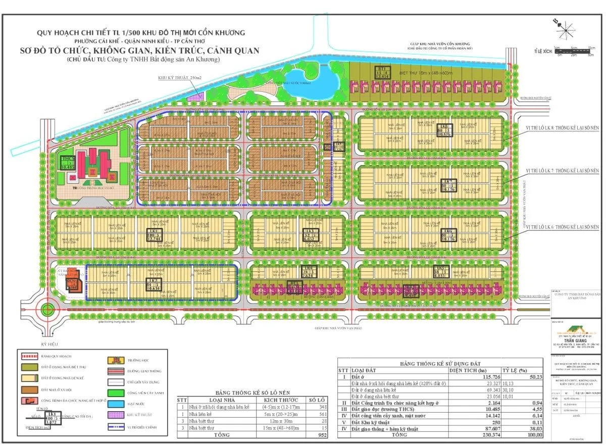 Goldland Cồn Khương 9 Mặt bằng Dự án Khu đô thị Goldland Cồn Khương Cần Thơ