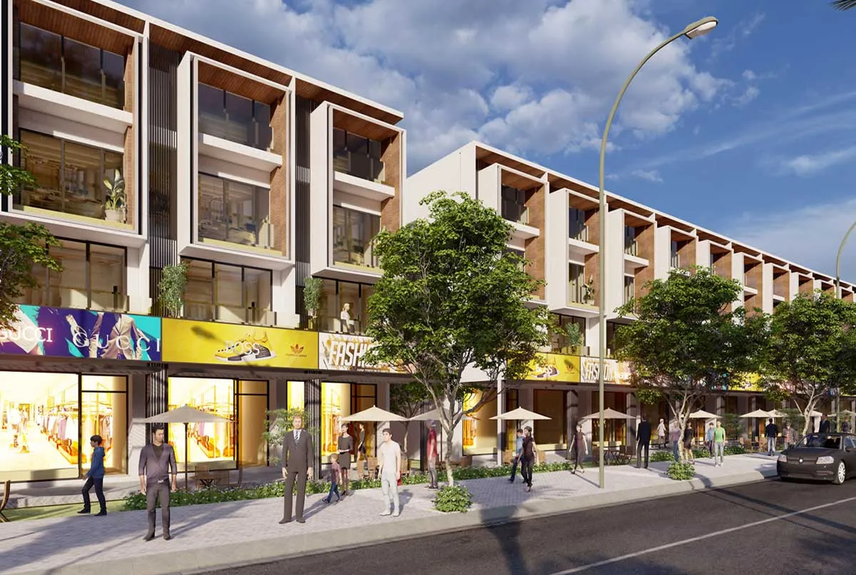 Goldland Cồn Khương 10 Nhà phố liên kế Goldland Cồn Khương Cần Thơ