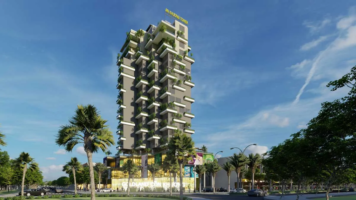 Goldland Cồn Khương 14 Khu Căn hộ Chung cư An Khương Tower
