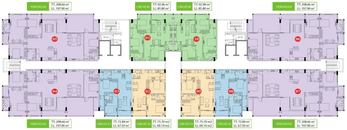 MAT BANG TANG THUONG HIEP THANH BUILDINGS MAT BANG TANG THUONG HIEP THANH BUILDINGS