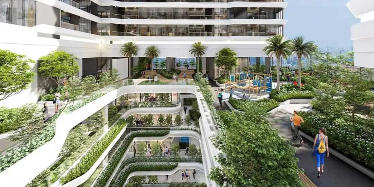 KING CROWN CENTER 6 Vườn treo Dự án Căn Hộ King Crown Center Thủ Đức