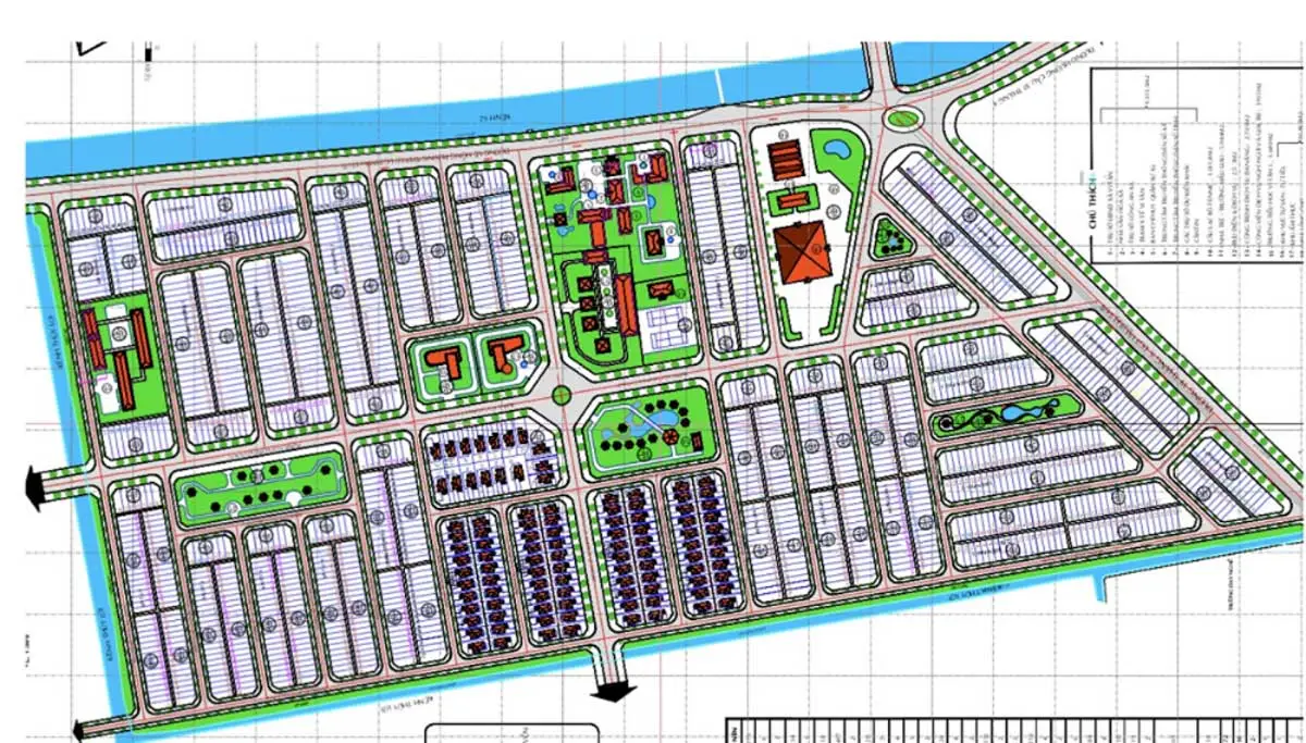 VỊ THANH NEW CITY 7 Mặt bằng Dự án Vị Thanh New City Hậu Giang