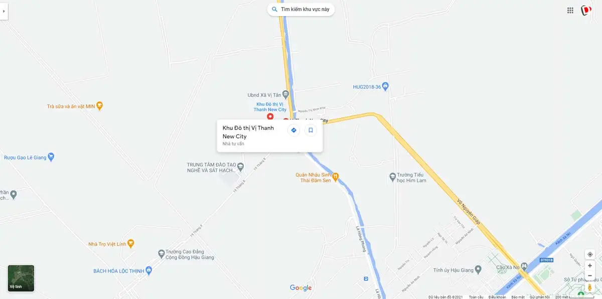 VỊ THANH NEW CITY 5 Vị trí Dự án Vị Thanh New City Hậu Giang