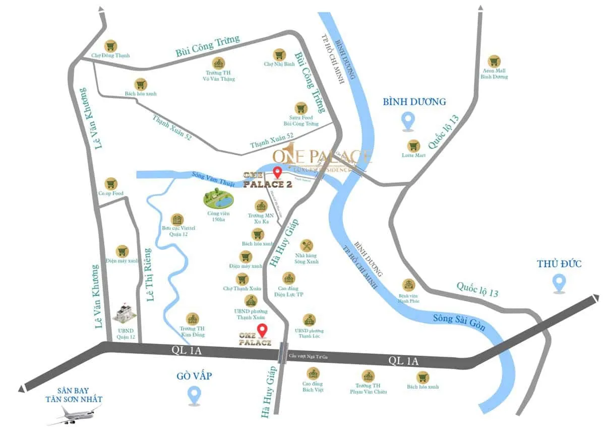 One Palace 2 3 Vị trí Nhà Phố One Palace Luxury Residence