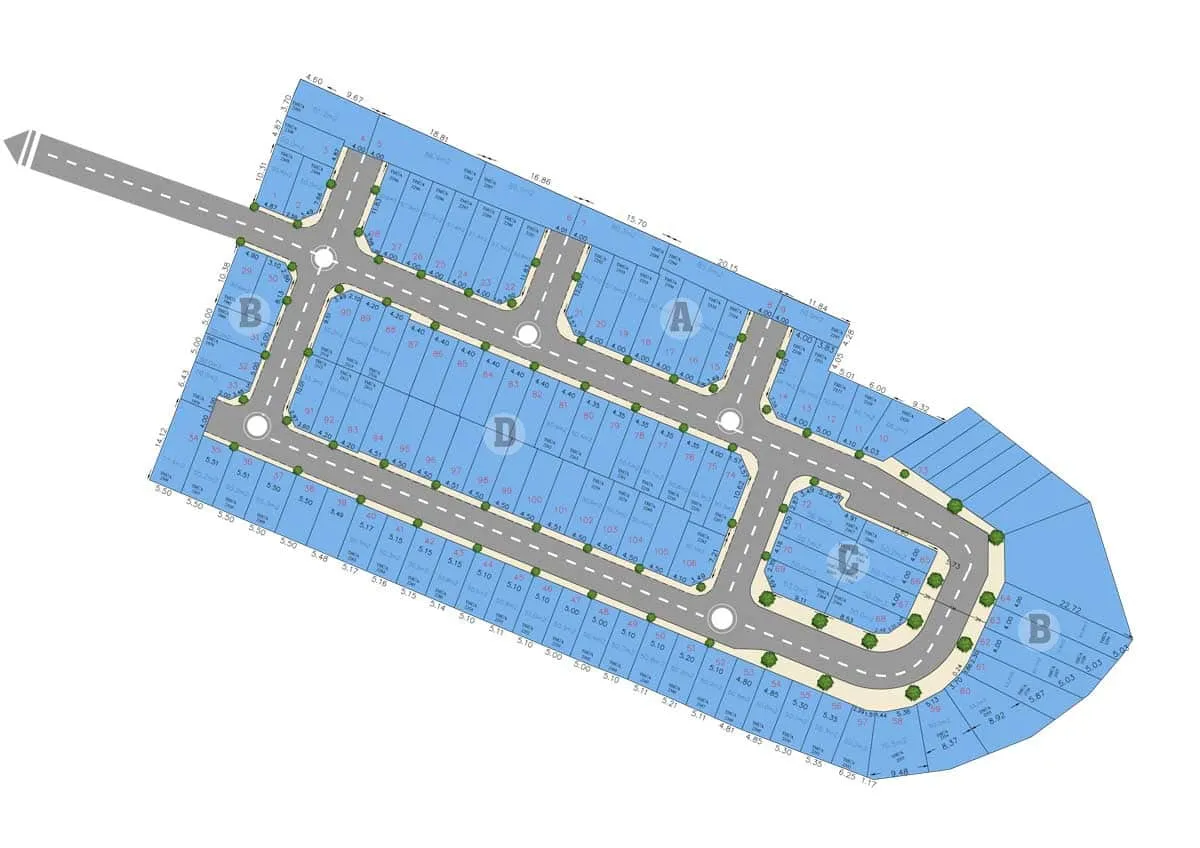 One Palace 2 8 Mặt bằng Phan lo Khu nhà phố thương mại One Palace 2 Quận 12