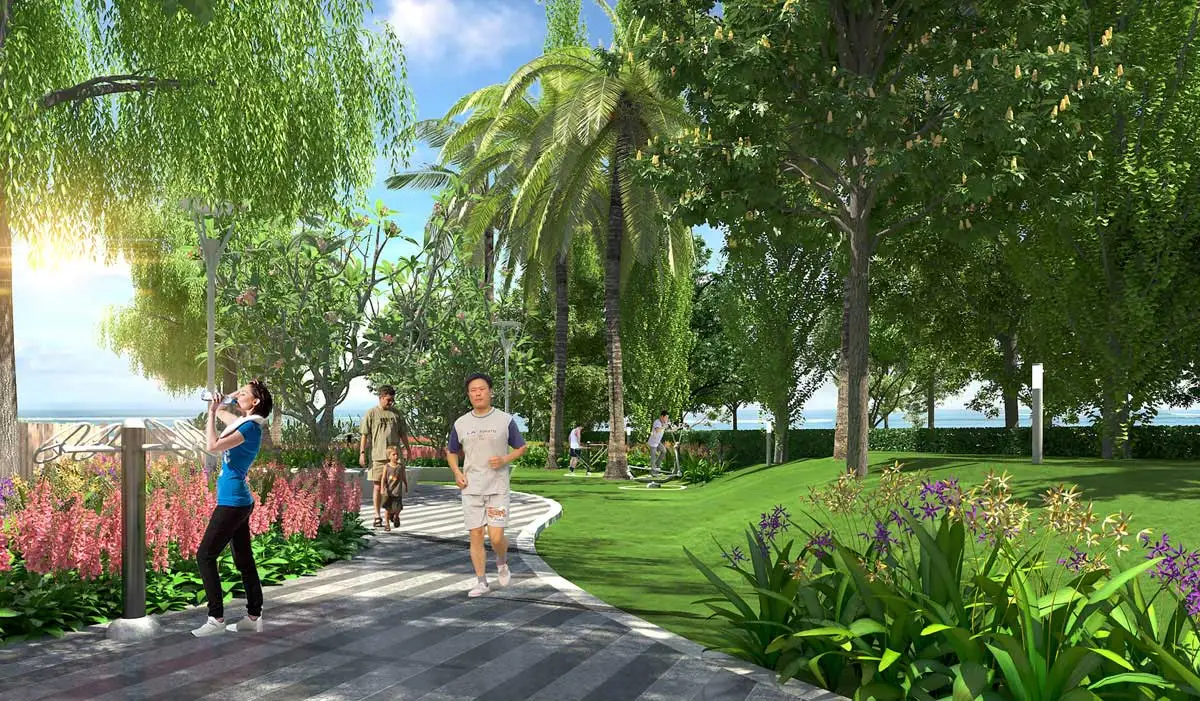 OPAL PREMIUM 3 Công viên dọc bờ sông Sài Gòn Dự án Căn hộ Opal Premium