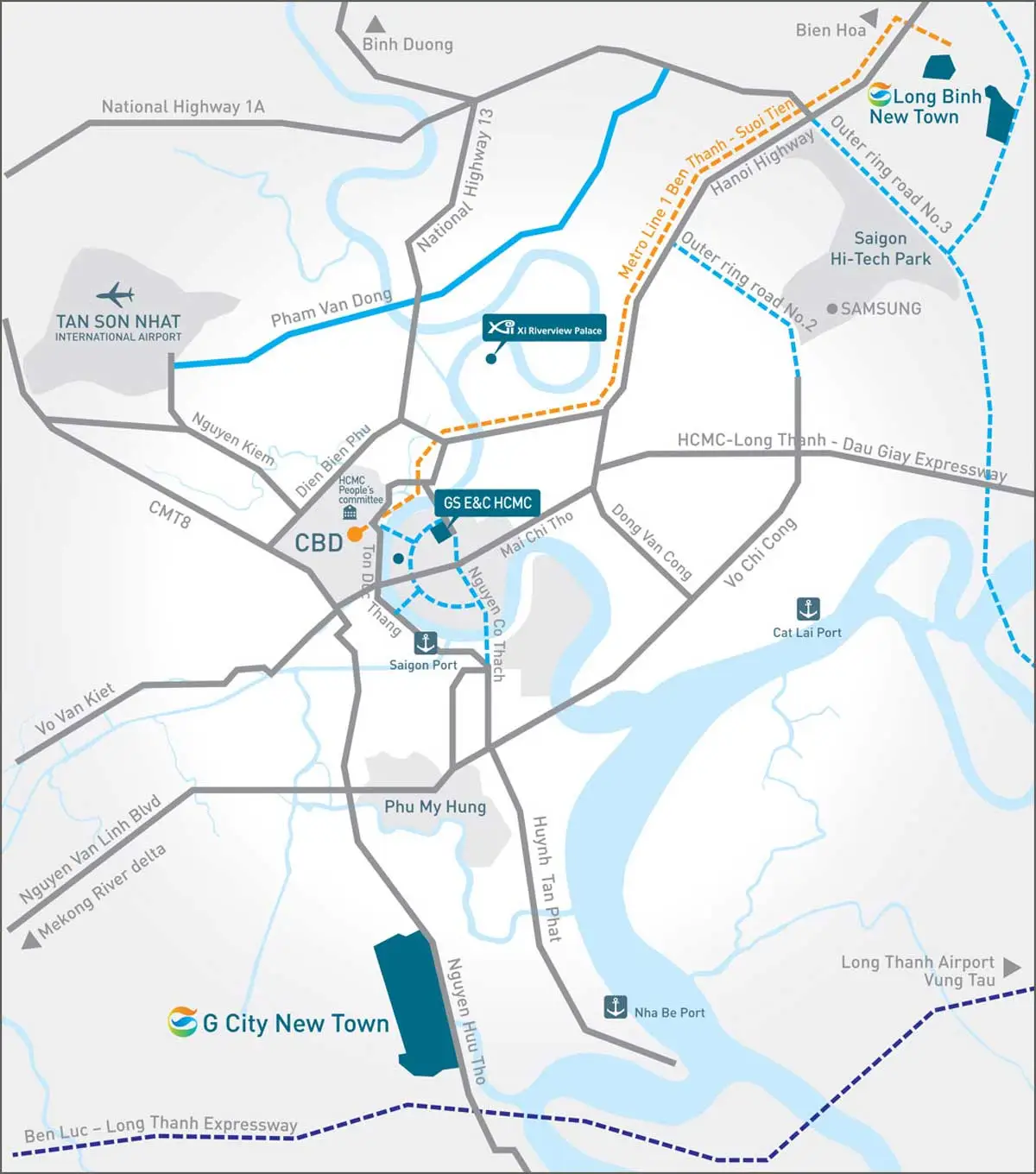 XI THỦ THIÊM 3 Vị trí Dự án Căn hộ Xi Thủ Thiêm