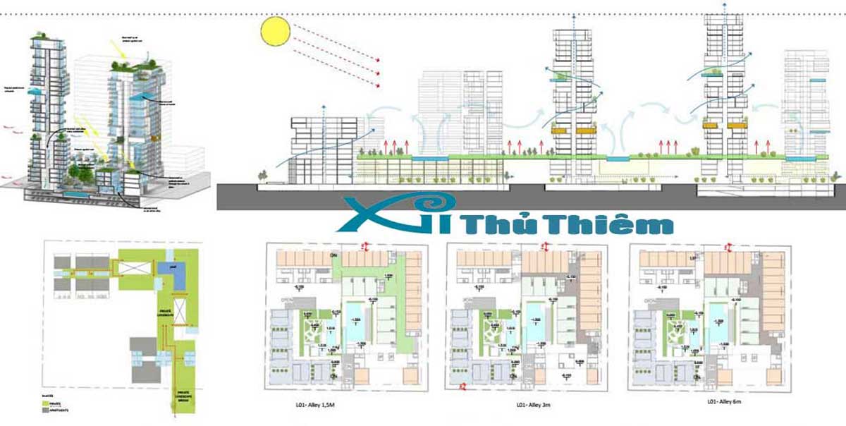 Mặt bằng Dự án Căn hộ Xi Thủ Thiêm Quận 2