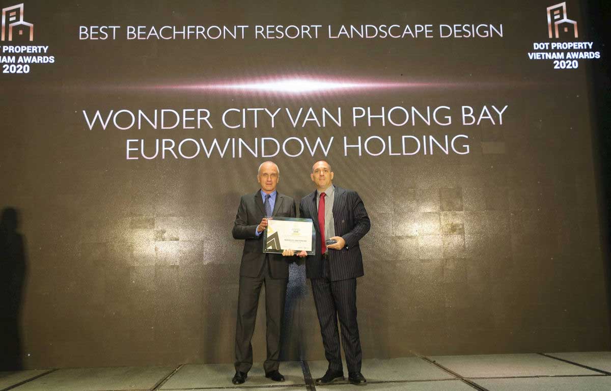 Best Beachfront Resort Landscape Design Vietnam 2020 (Thành phố nghỉ dưỡng biển có thiết kế cảnh quan đẹp nhất Việt Nam 2020) cho dự án Wonder City Van Phong Bay