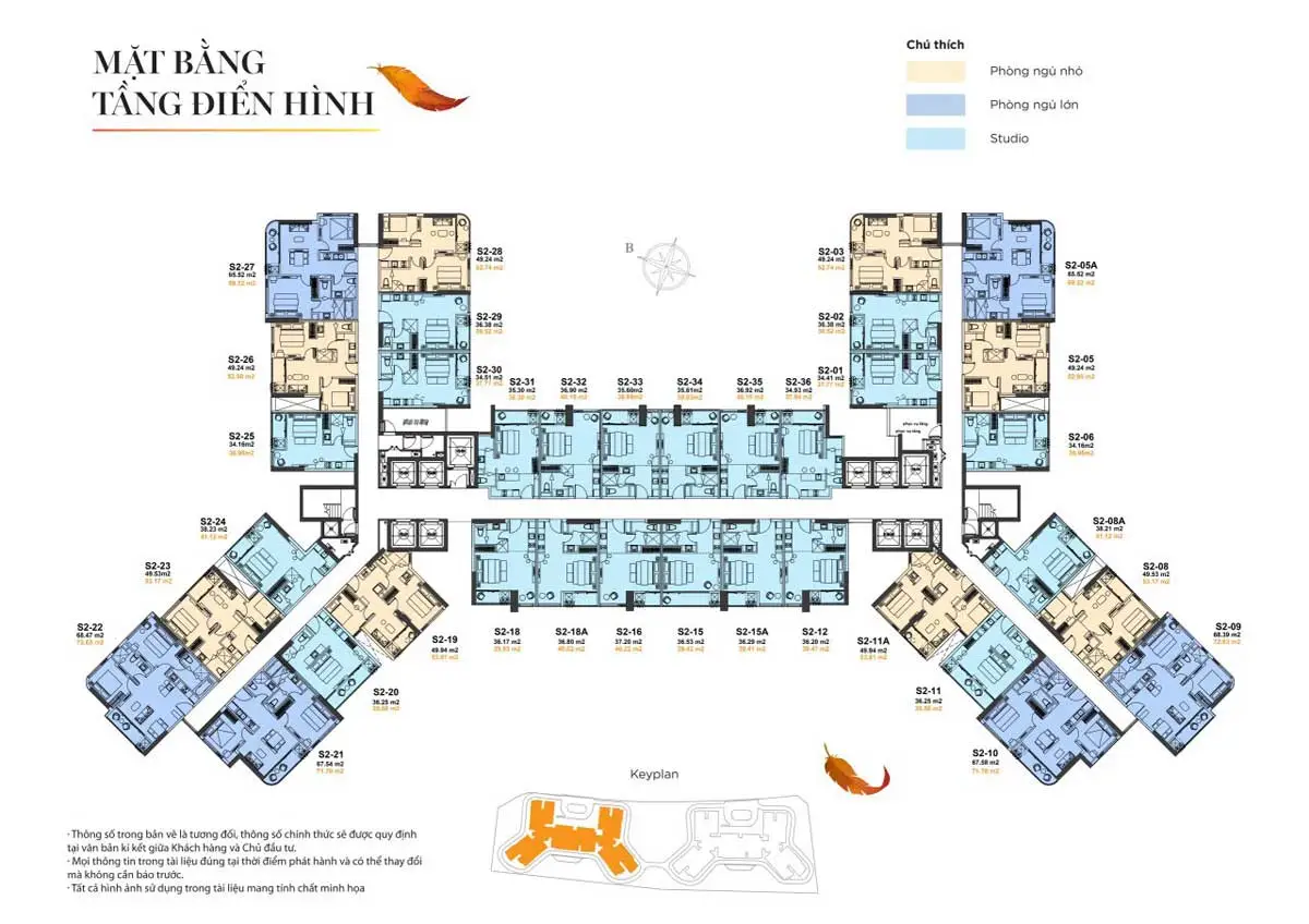 Best Western Premier Sapphire 12 Mặt bằng Tầng điển hình Căn hộ The Sapphire Residence