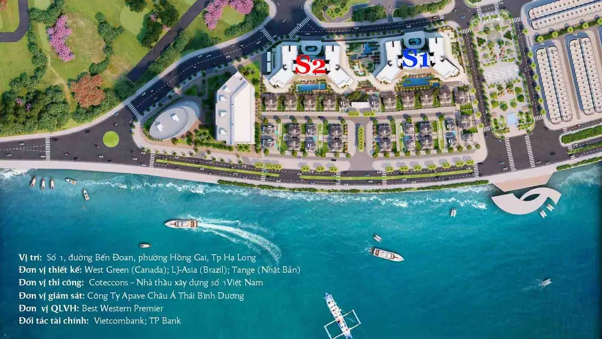 Best Western Premier Sapphire 9 Mặt bằng Tổng thể Dự án Khu đô thị Best Western Premier Sapphire Hạ Long Quảng Ninh