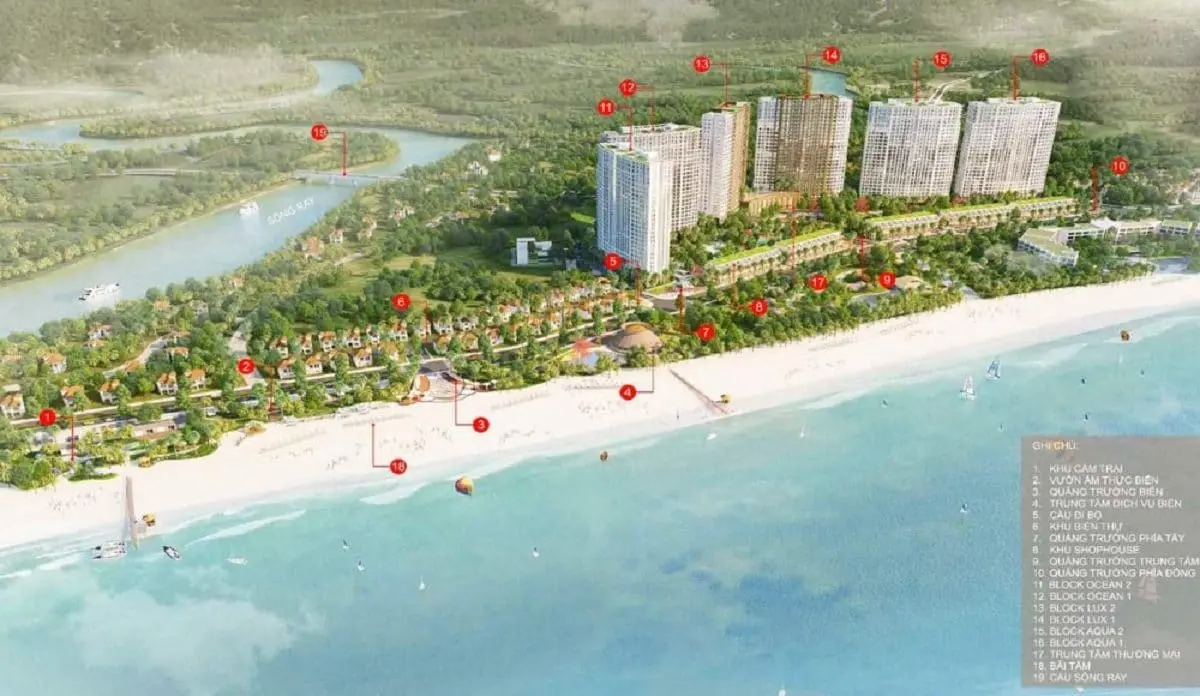 RAY DE MANOR HỒ TRÀM 6 Tổng quan tiện ích khu tổ hợp Ray De Manor